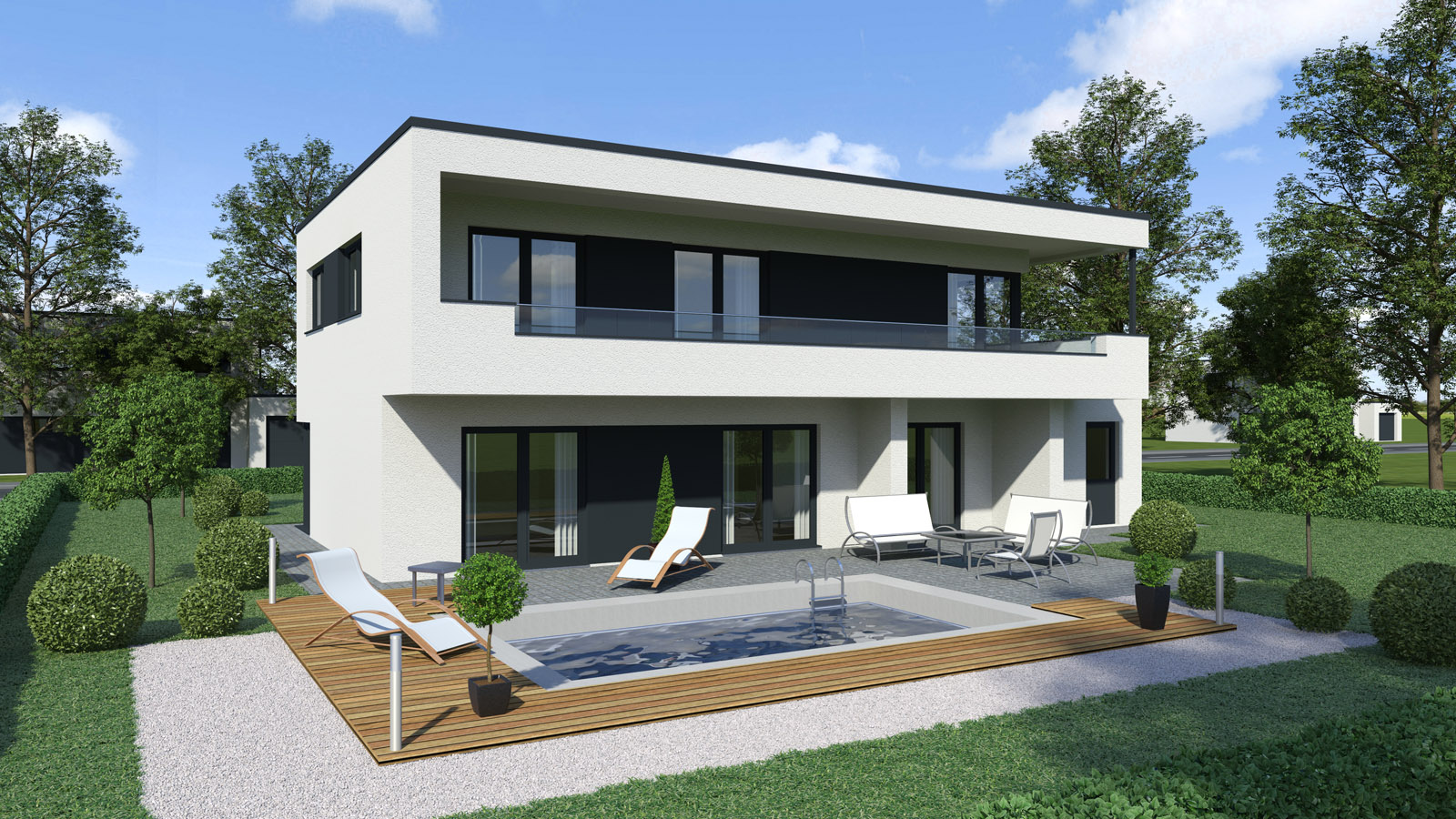 Bauhaus 200 m² Ansicht 1