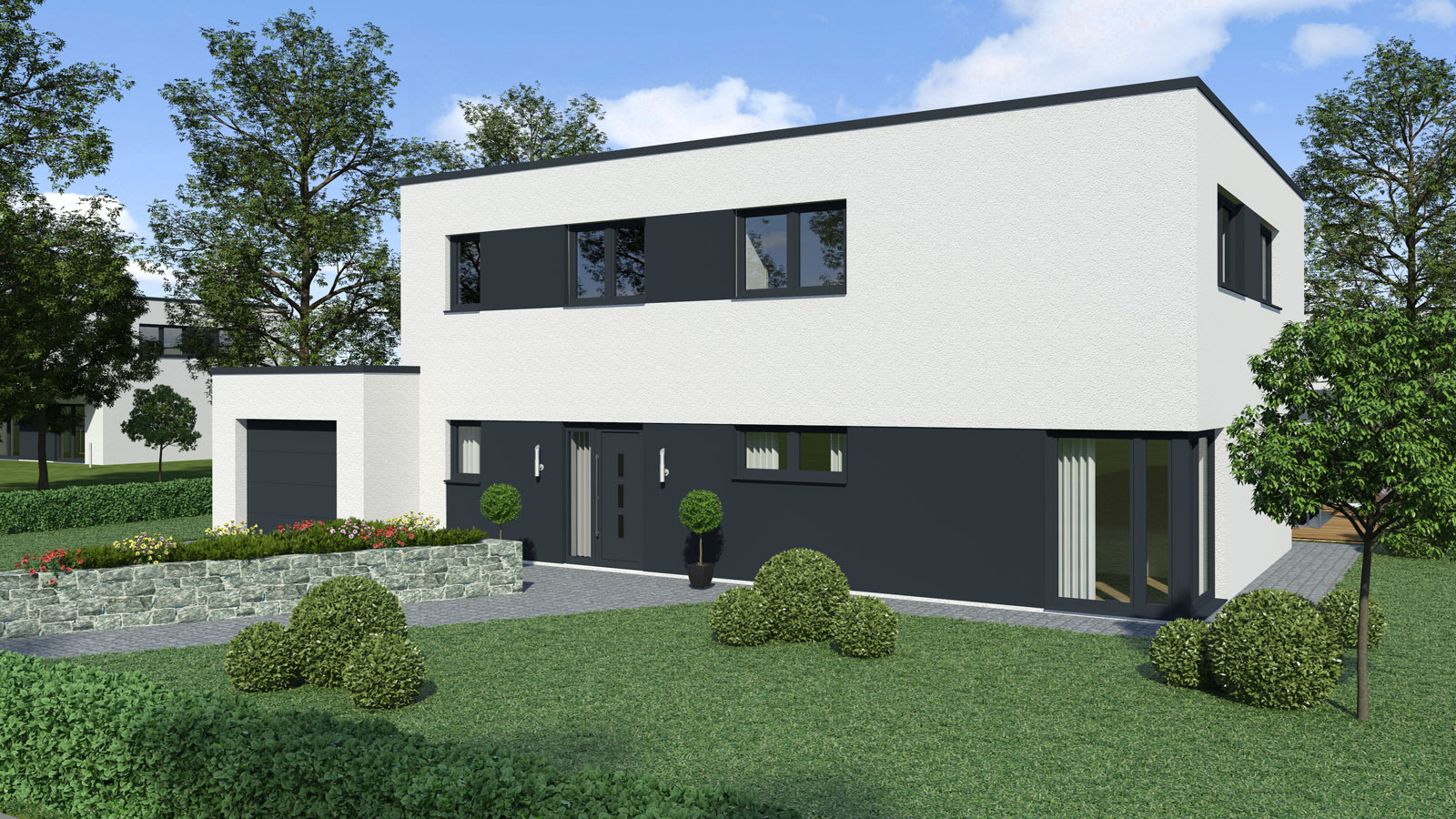 Bauhaus 200 m² Ansicht 2