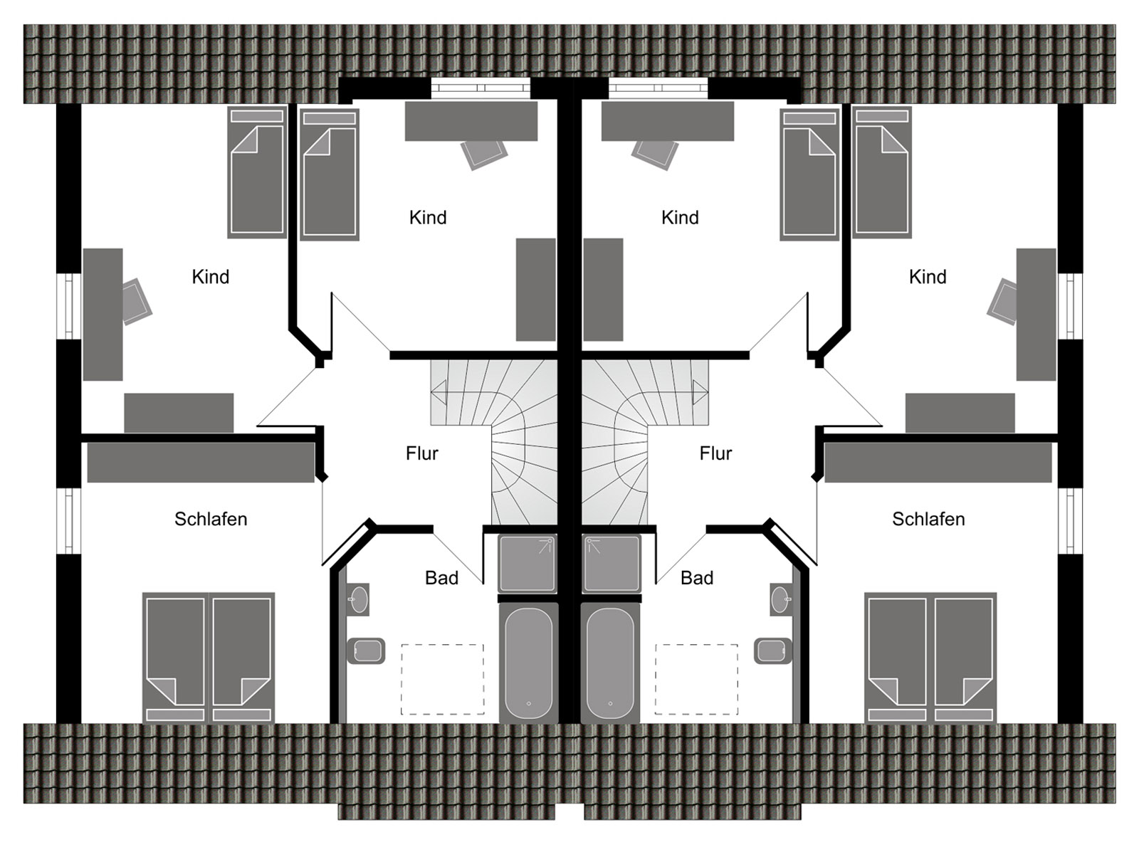 Doppelhaus 126 m² DG
