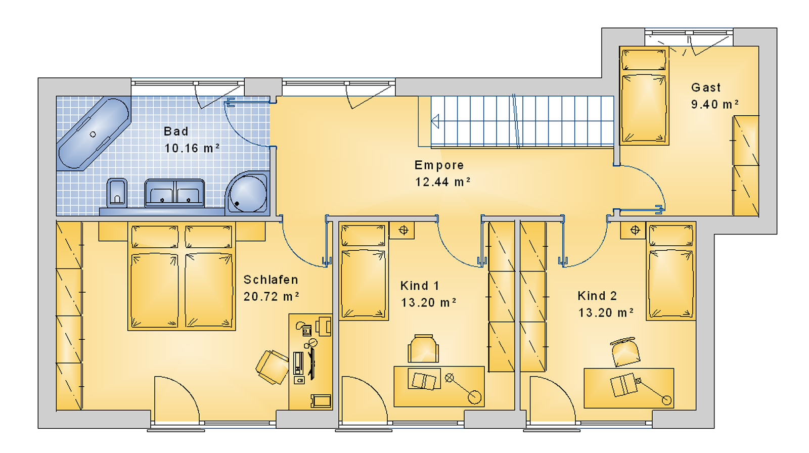 Bauhaus 145 m² DG