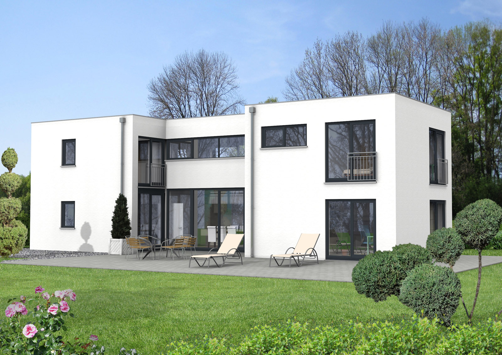 Bauhaus 146 m² Ansicht 1
