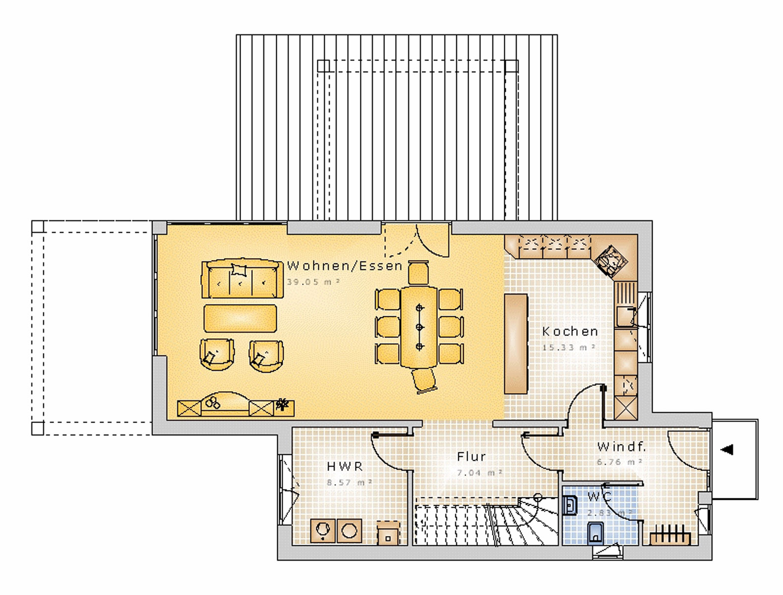 Bauhaus 147 m² EG