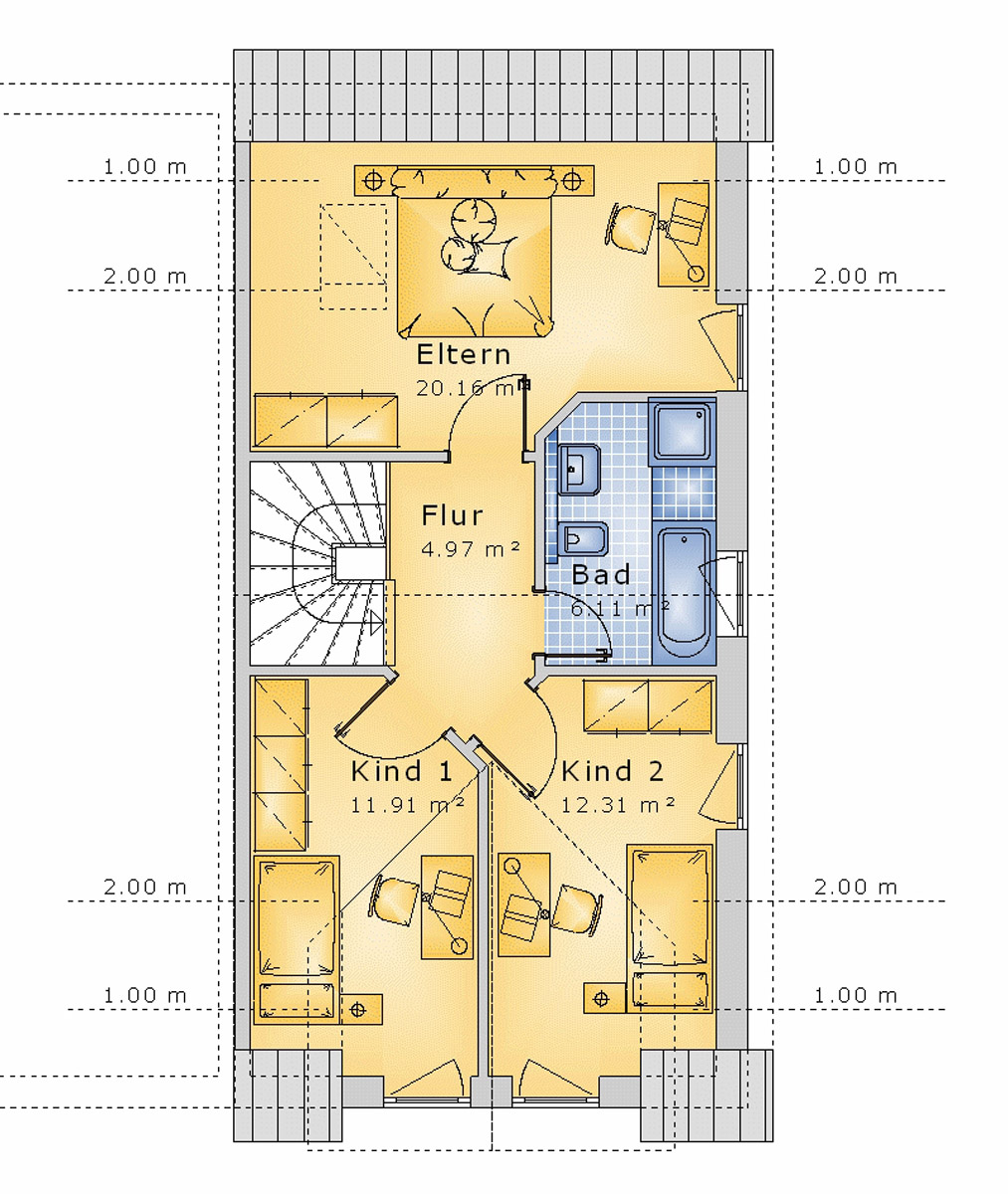 Doppelhaus 100 m² DG