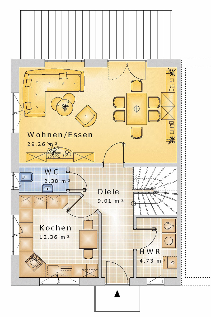 Doppelhaus 103 m² EG