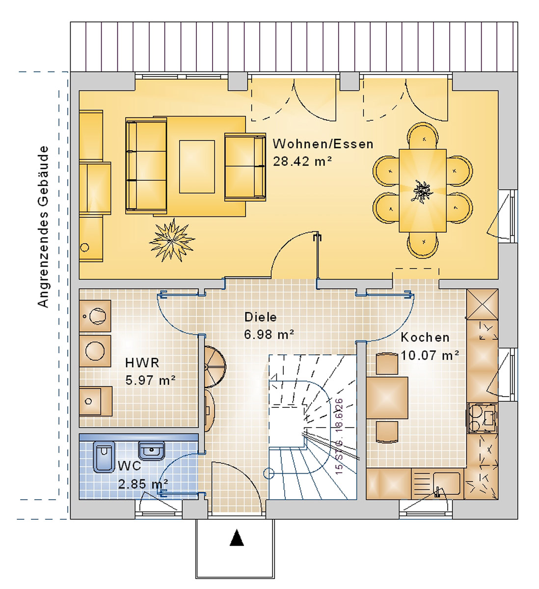 Doppelhaus 108 m² EG