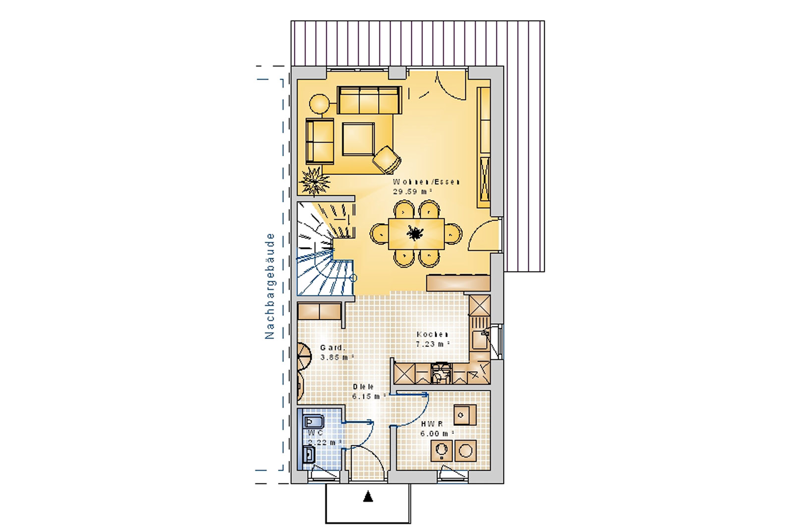 Doppelhaus 109 m² EG