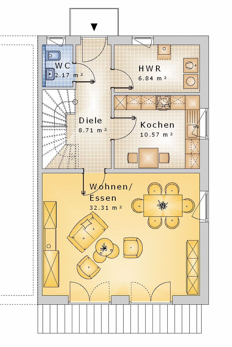 Doppelhaus 110 m² EG