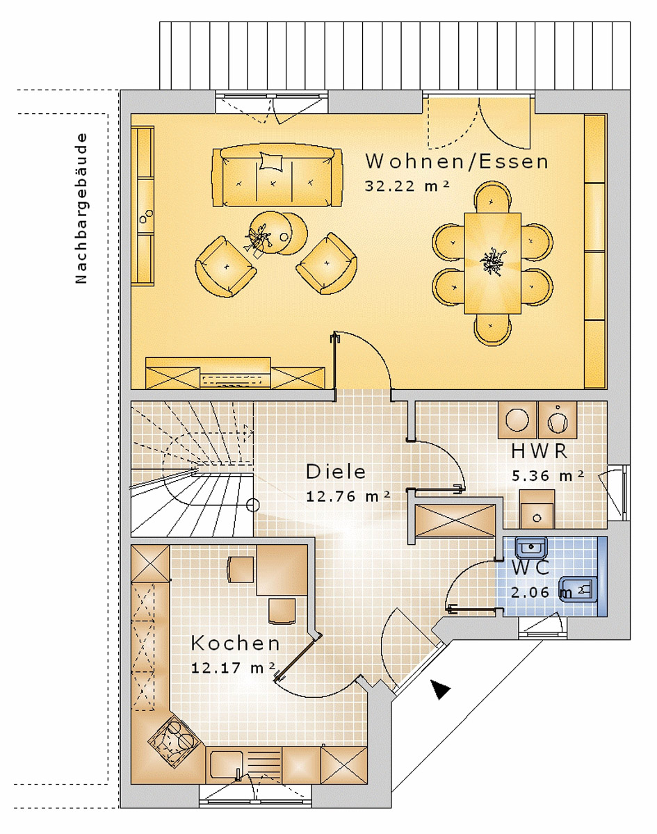 Doppelhaus 116 m² EG
