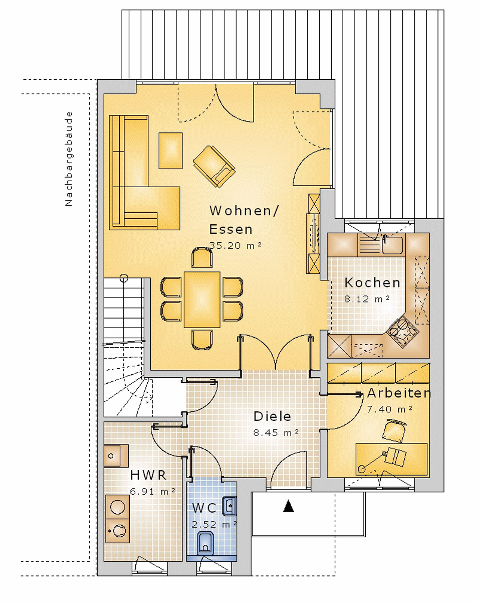 Doppelhaus 126 m² EG