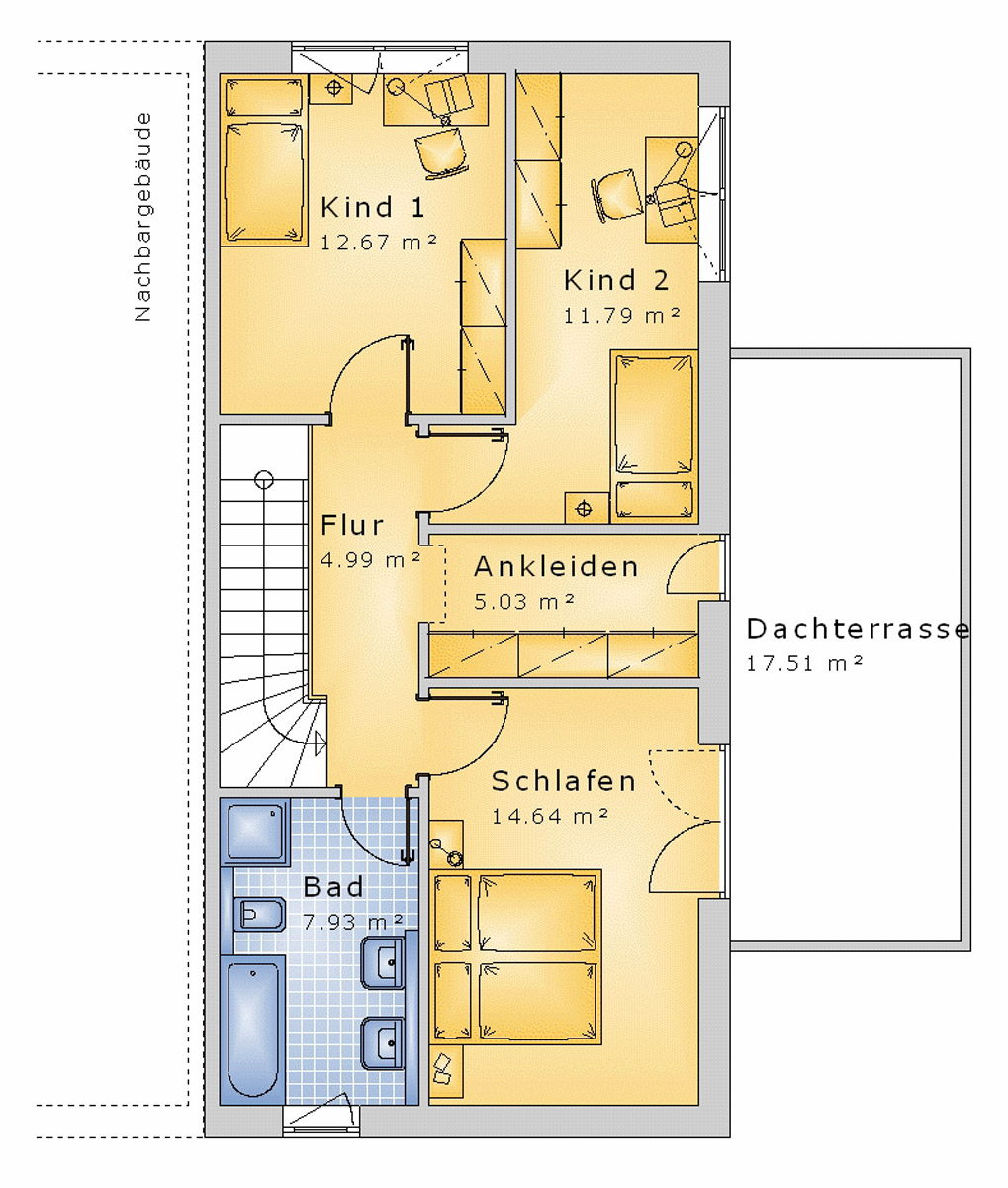 Doppelhaus 126 m² OG