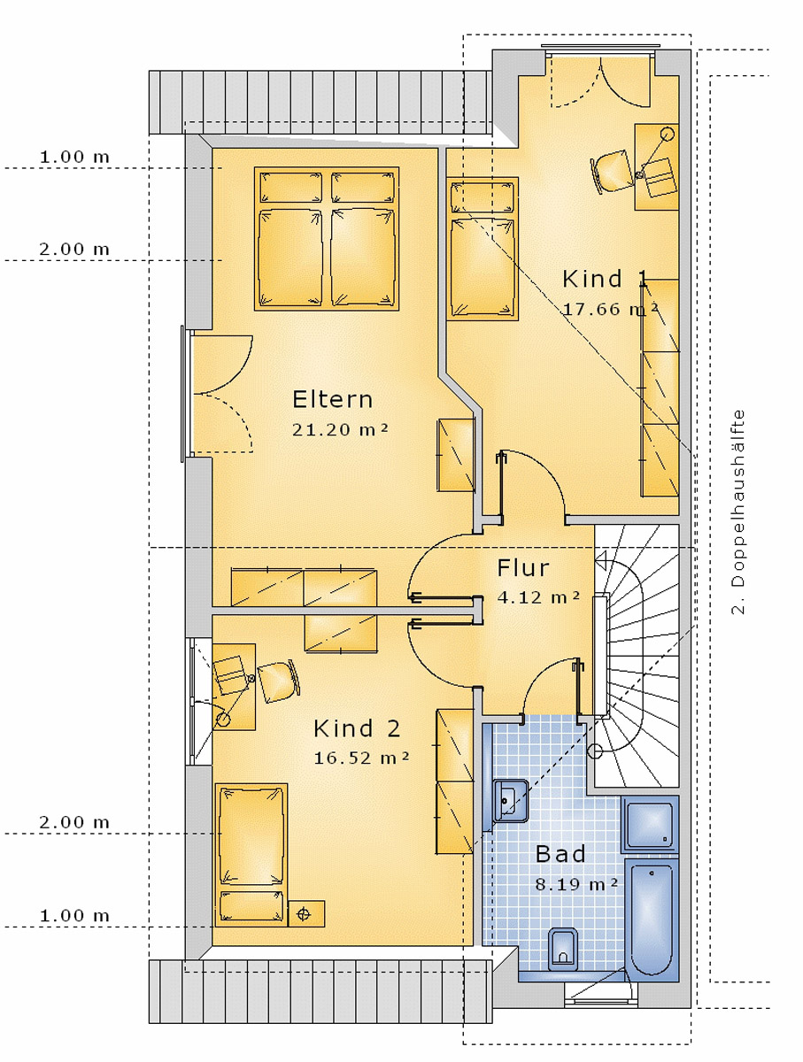 Doppelhaus 130 m² DG