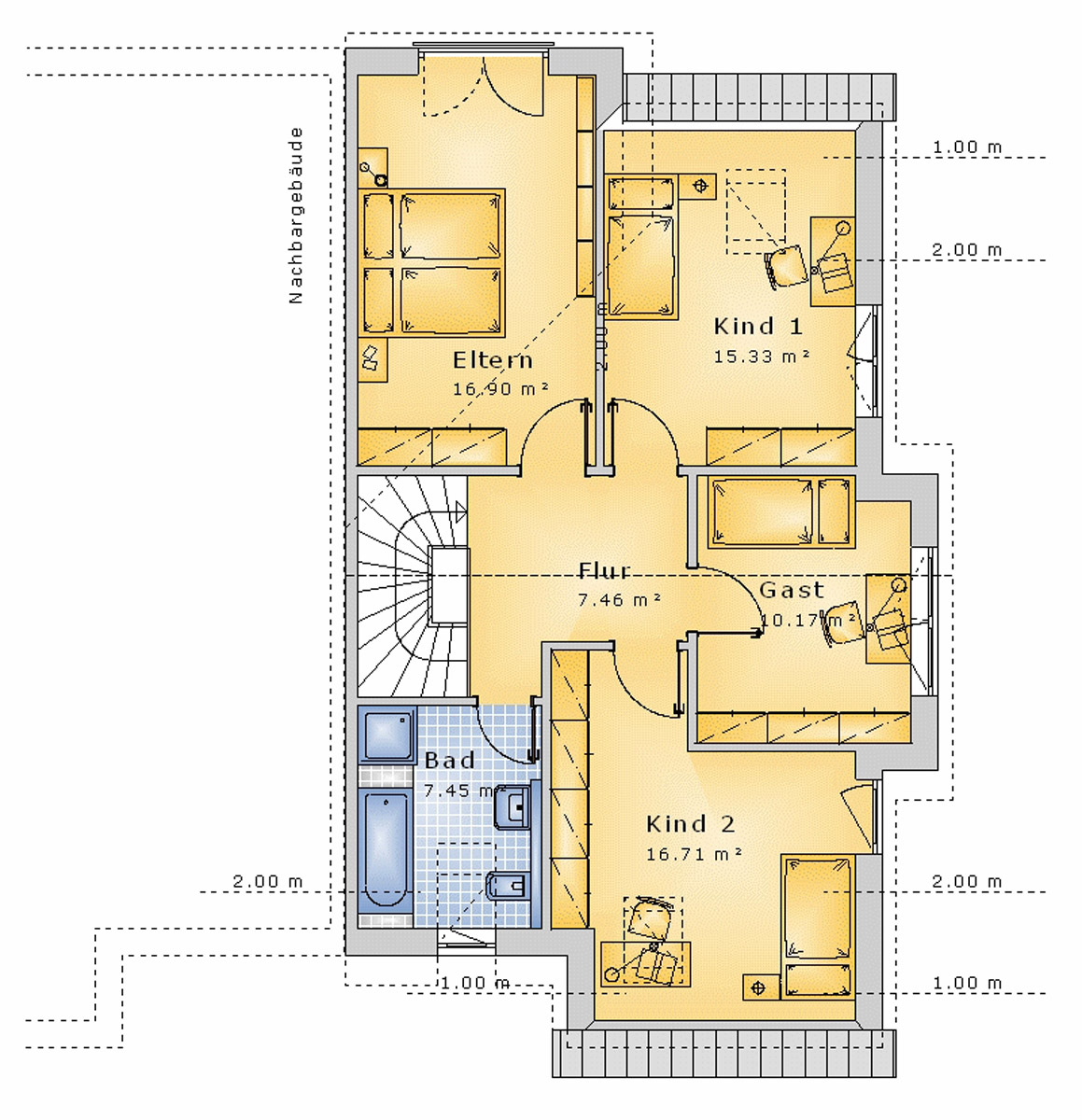 Doppelhaus 131 m² DG