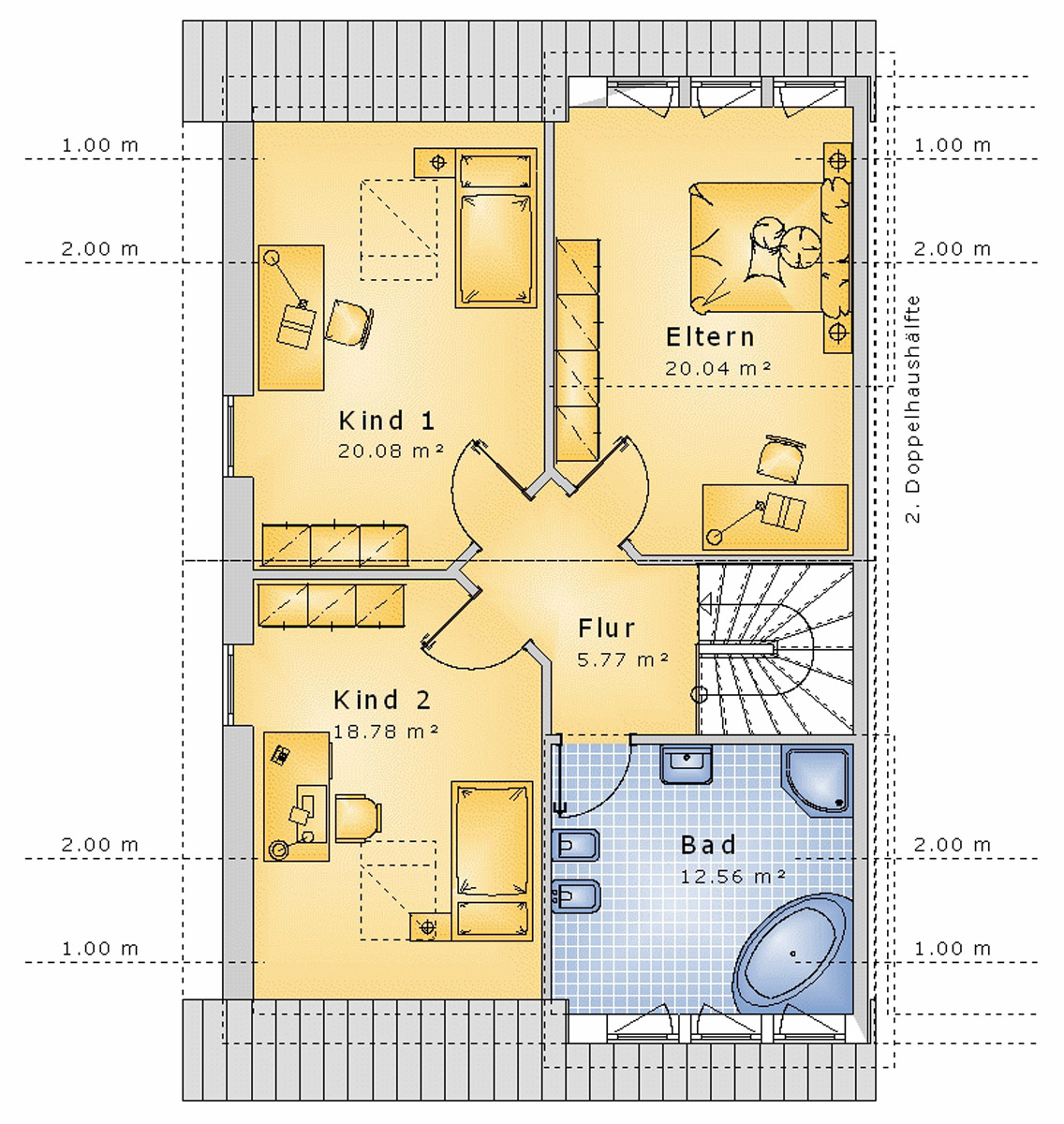 Doppelhaus 143 m² DG
