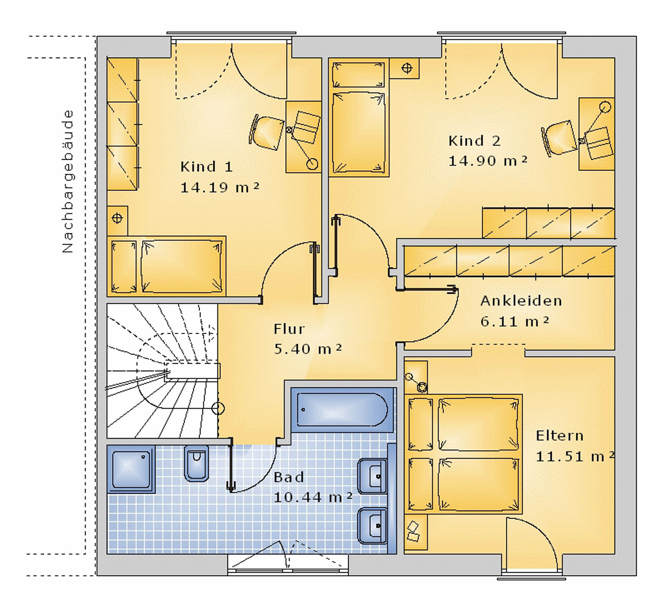 Doppelhaus 172 m² OG