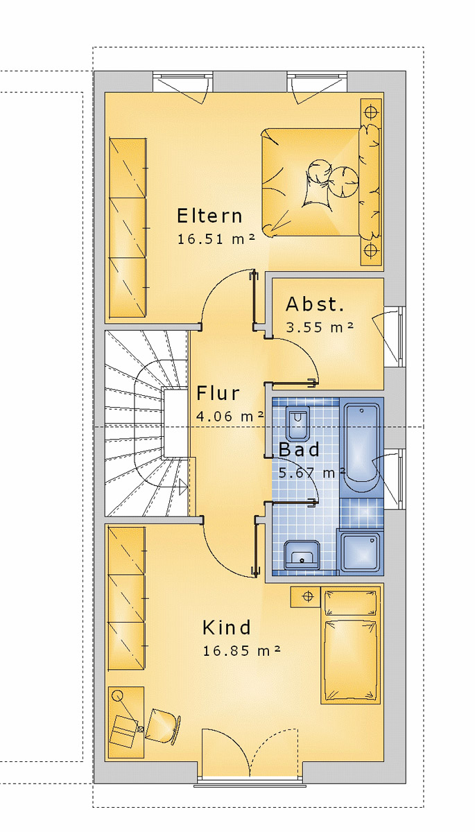 Doppelhaus 95 m² DG