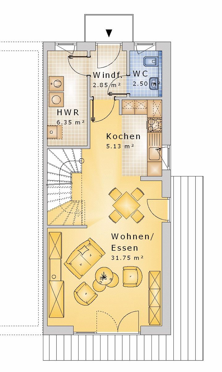 Doppelhaus 95 m² EG