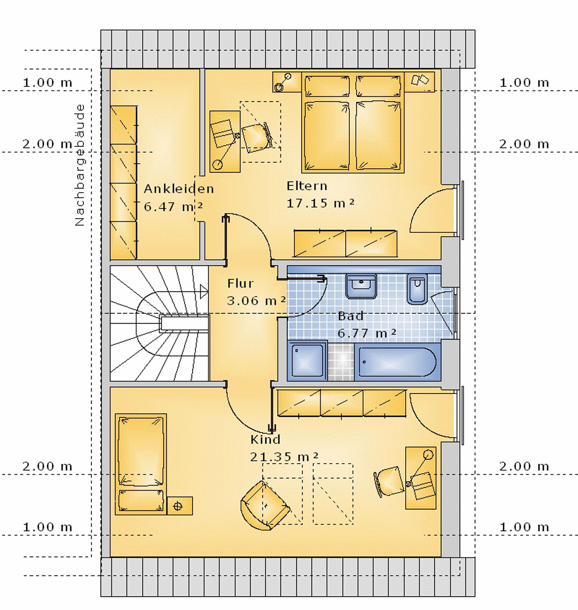 Doppelhaus 98 m² DG