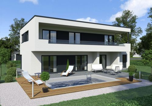 Bauhaus 200 m² Ansicht 1