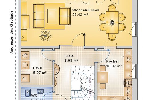 Doppelhaus 108 m² EG
