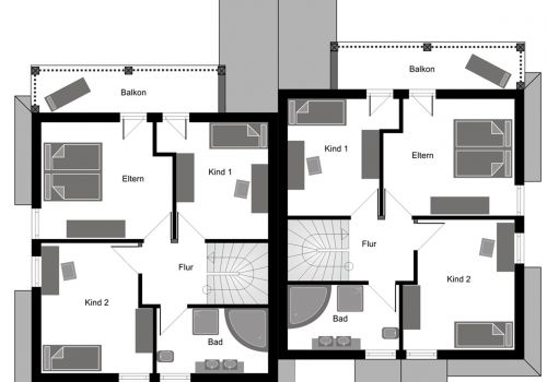 Doppelhaus 125 m² DG