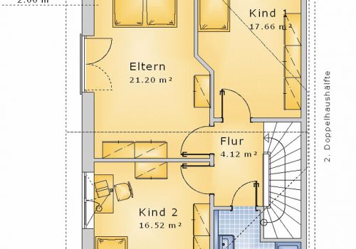 Doppelhaus 130 m² DG