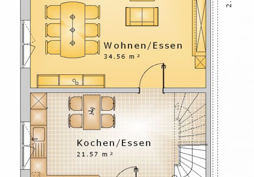 Doppelhaus 130 m² EG