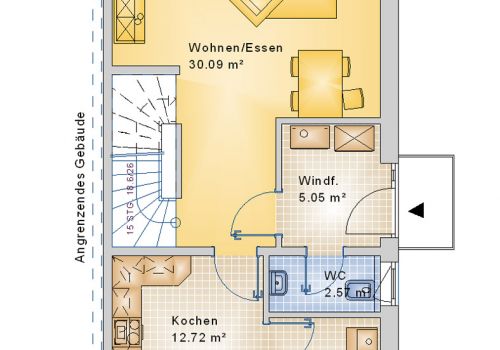 Doppelhaus 168 m² EG