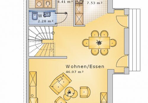 Doppelhaus 177 m² EG