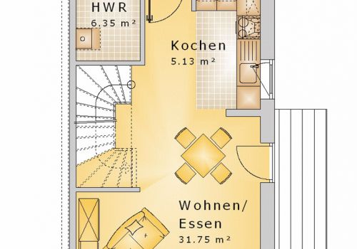 Doppelhaus 95 m² EG